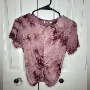 Pink Tye Dye Knot Shirt